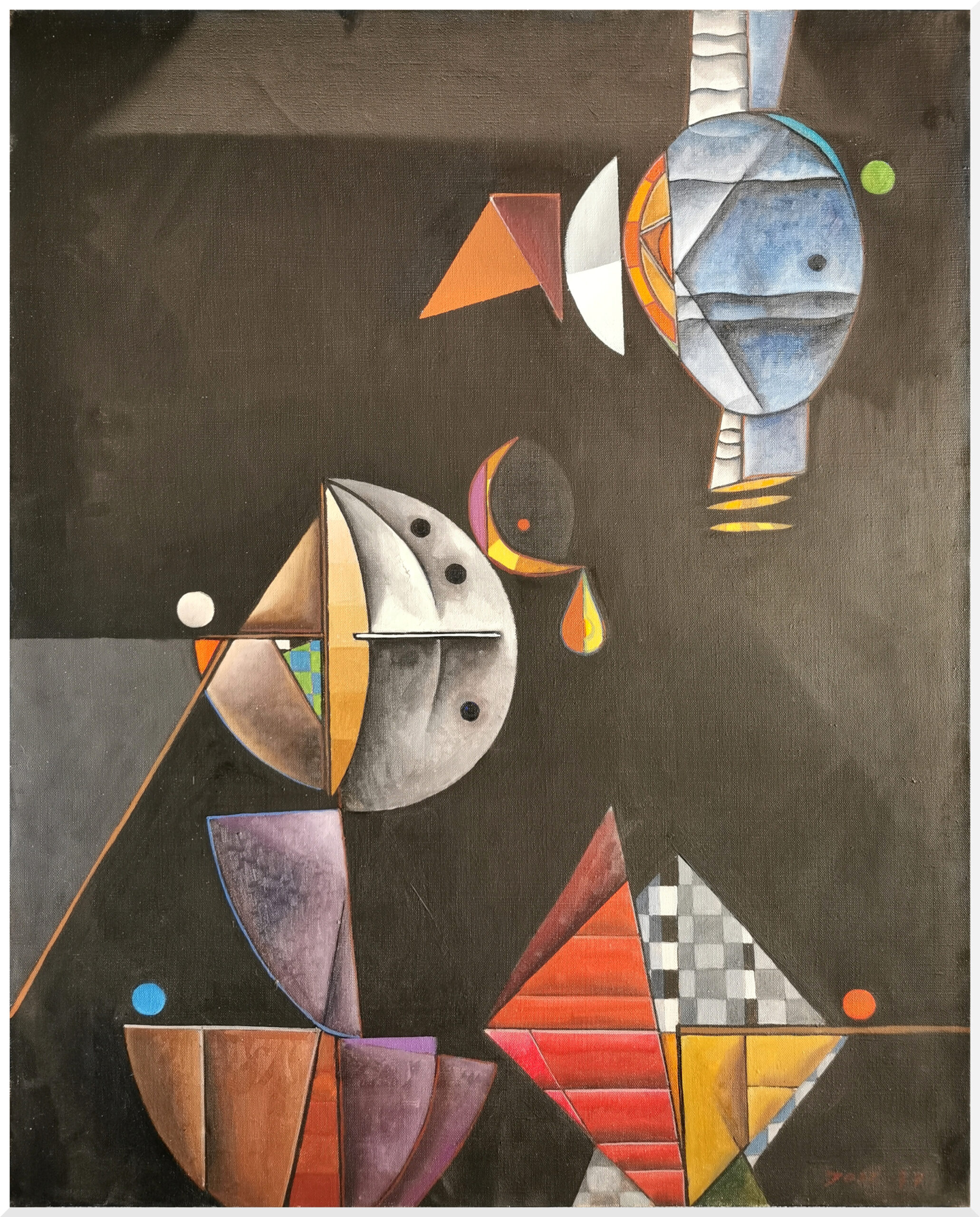 Huile sur toile 1977