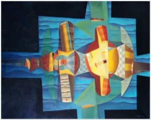 Huile sur toile 1986 - 92 x 73 cm