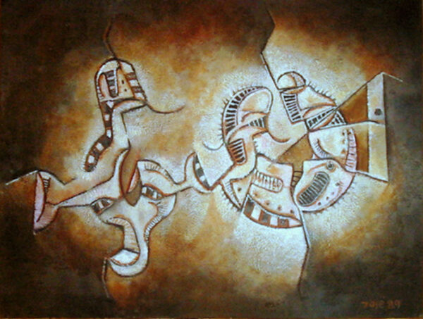 Huile sur toile 1989 - 116 x 89 cm