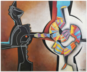 Huile sur toile 1990 - 73 x 60 cm