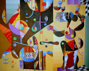 Huile sur toile 2000 - 162 x 130 cm