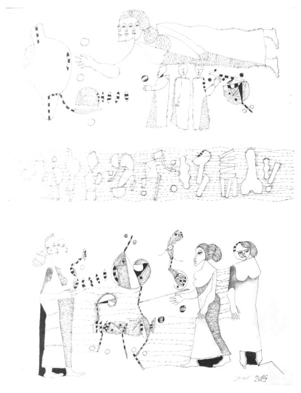 Dessin 2015 encre de Chine - 49.5 x 64.5 cm