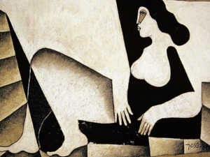 Dessin 2001 - Pastel gras et Acryl - 100 x 80 cm