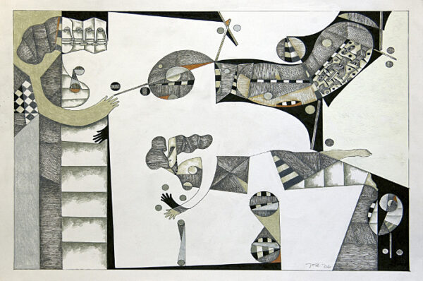 Dessin 2006 - Encre et Pastel gras