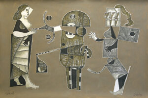 Dessin 2013 - Encre et Acryl