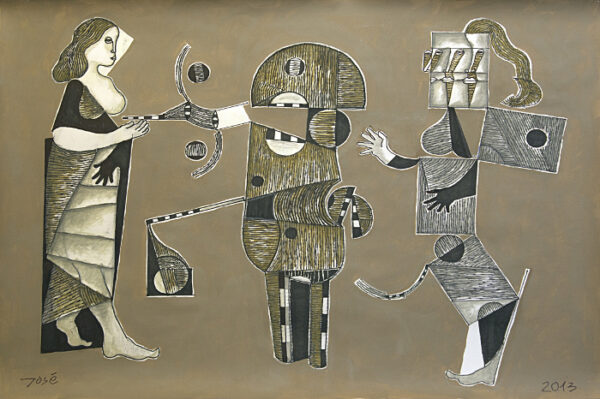 Dessin 2013 - Encre et Acryl